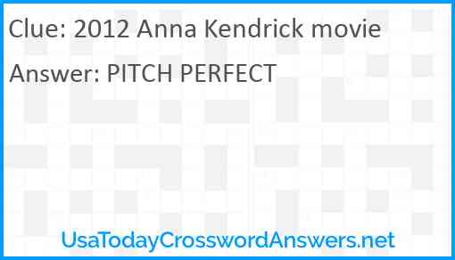 2012 Anna Kendrick movie Answer