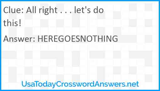 All right . . . let's do this! Answer