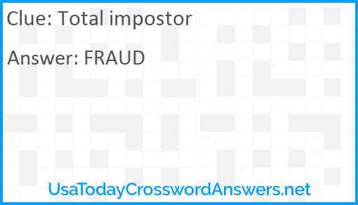 Total impostor Answer