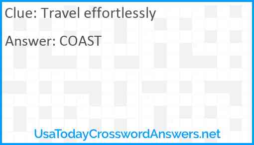 Travel effortlessly Answer
