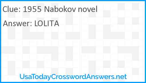 1955 Nabokov novel Answer