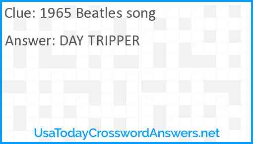 1965 Beatles song Answer