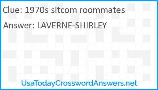 1970s sitcom roommates Answer