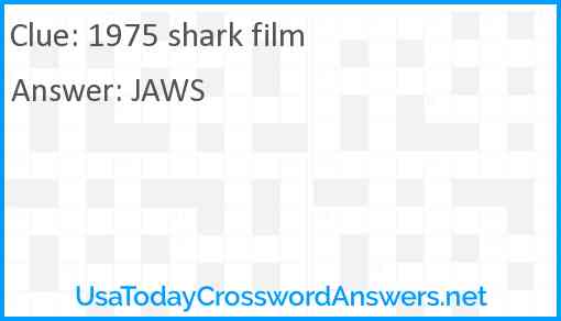 1975 shark film Answer
