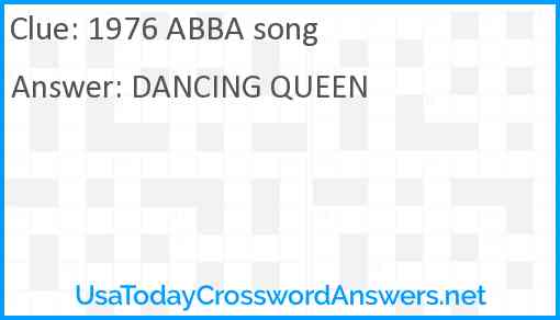 1976 ABBA song Answer