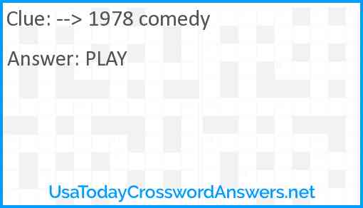 --> 1978 comedy Answer