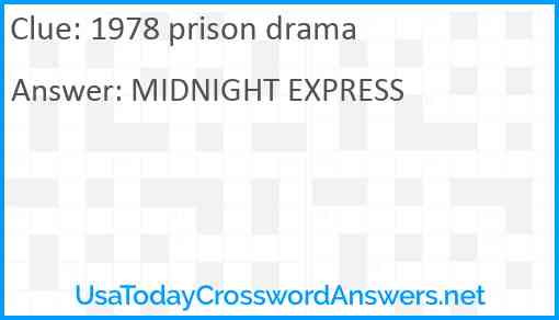 1978 prison drama Answer