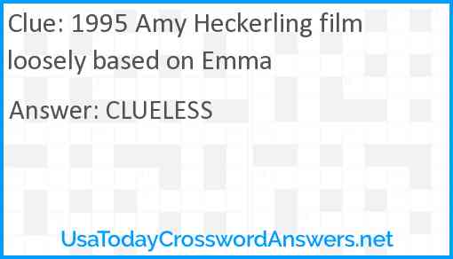 1995 Amy Heckerling film loosely based on Emma Answer