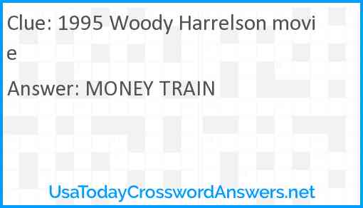 1995 Woody Harrelson movie Answer