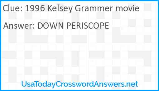 1996 Kelsey Grammer movie Answer