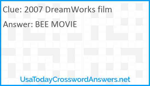 2007 DreamWorks film Answer