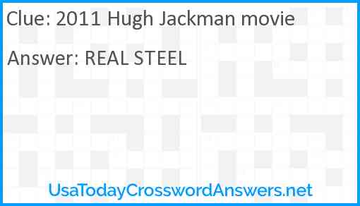 2011 Hugh Jackman movie Answer