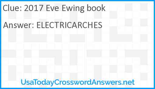 2017 Eve Ewing book Answer
