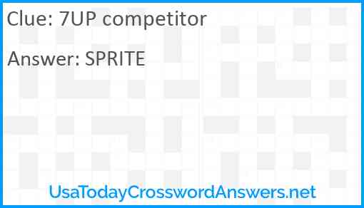 7UP competitor Answer