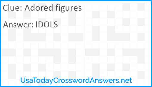 Adored figures Answer