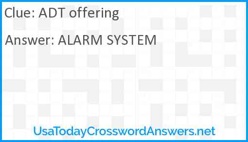 ADT offering Answer