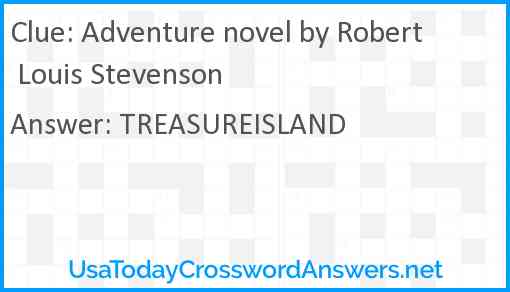 Adventure novel by Robert Louis Stevenson Answer