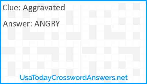 Aggravated Answer