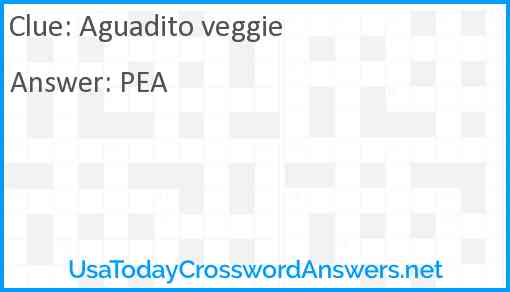 Aguadito veggie Answer