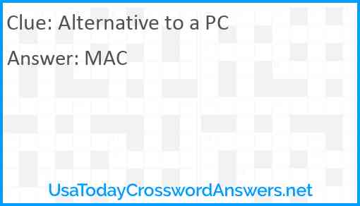 Alternative to a PC Answer