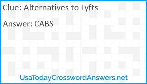 Alternatives to Lyfts Answer