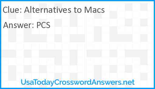 Alternatives to Macs Answer