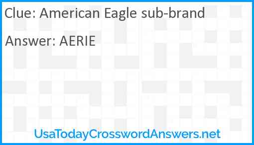 American Eagle sub-brand Answer