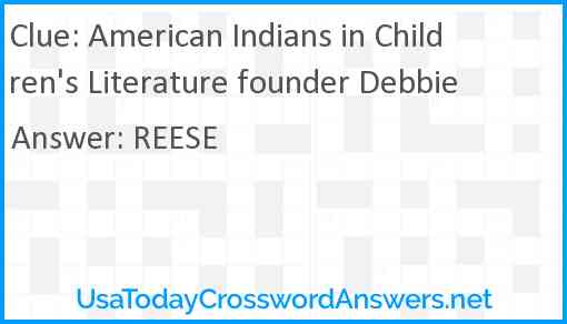 American Indians in Children's Literature founder Debbie Answer