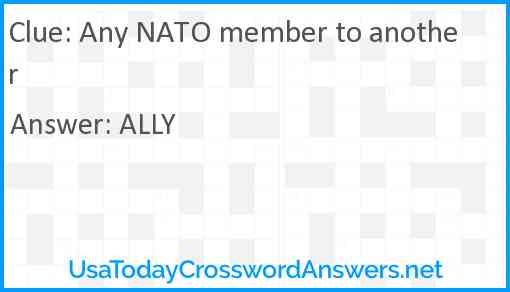 Any NATO member to another Answer
