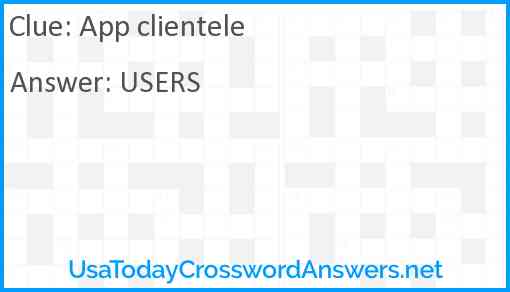 App clientele Answer