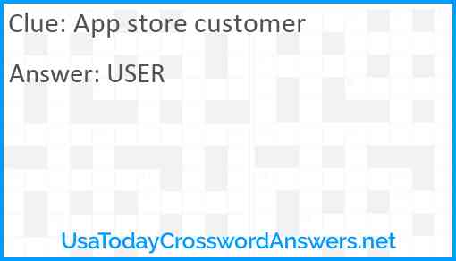 App store customer Answer