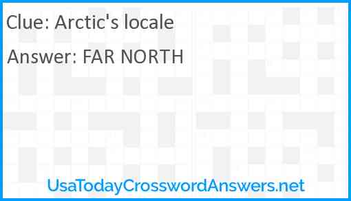 Arctic's locale Answer