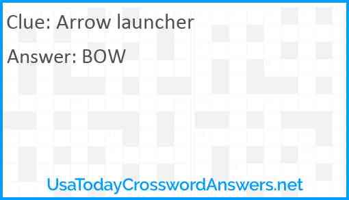 Arrow launcher Answer