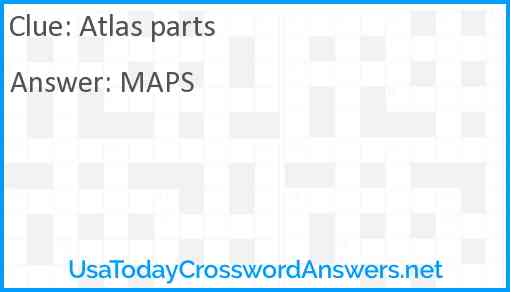 Atlas parts Answer