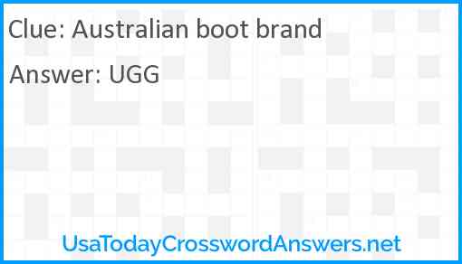 Australian boot brand Answer