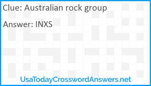 Australian rock group Answer