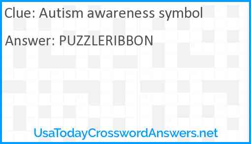 Autism awareness symbol Answer