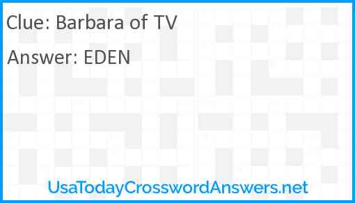 Barbara of TV Answer