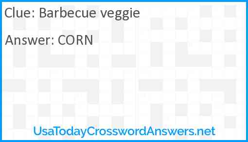 Barbecue veggie Answer