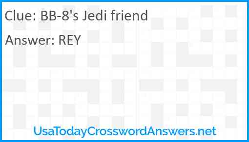 BB-8's Jedi friend Answer