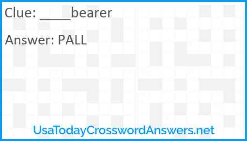 ____bearer Answer