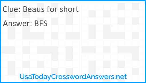 Beaus for short Answer