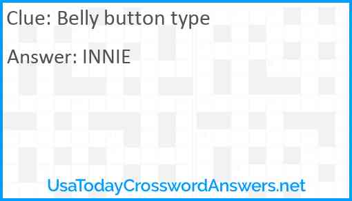 Belly button type Answer