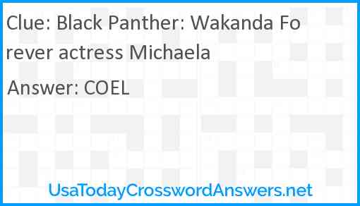 Black Panther: Wakanda Forever actress Michaela Answer