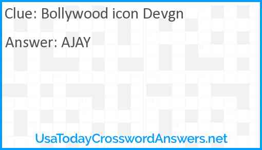 Bollywood icon Devgn Answer