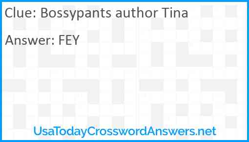 Bossypants author Tina Answer