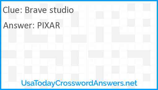 Brave studio Answer