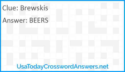 Brewskis Answer