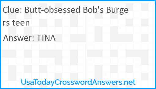 Butt-obsessed Bob's Burgers teen Answer