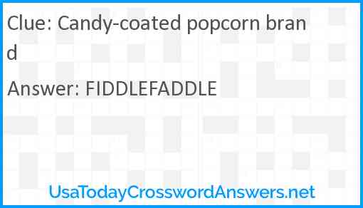 Candy-coated popcorn brand Answer